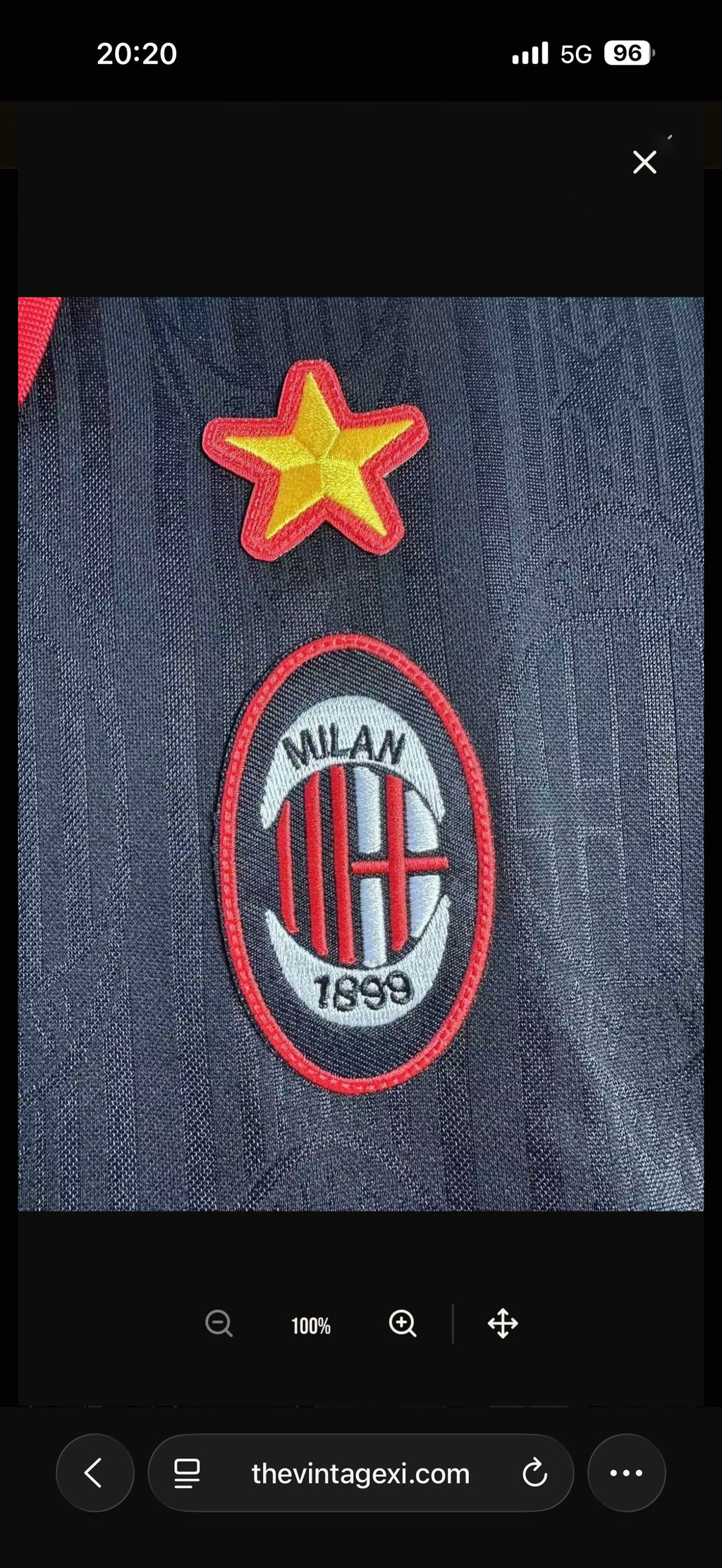 AC Milan 1997/98 third shirt