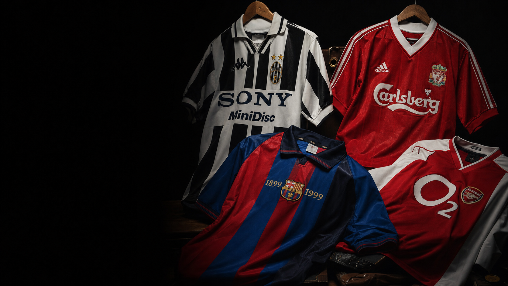 Premium retro football shirt collection